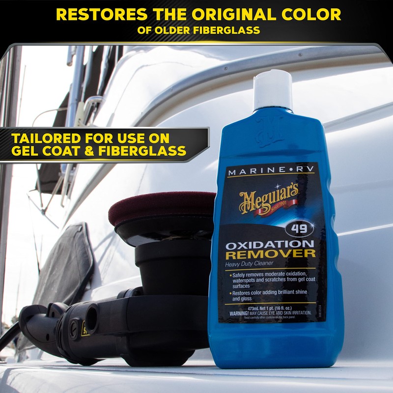 Meguiar's Marine/RV Heavy Duty Oxidation Remover, Oxidation, Water Spot, Stain,
