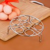 Egg Steaming Rack, 6.2 Inch 7 Egg Hole Round Food