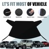 Gseigvee 1 PC Car Rear Windshield Ice Snow Cover, 65"