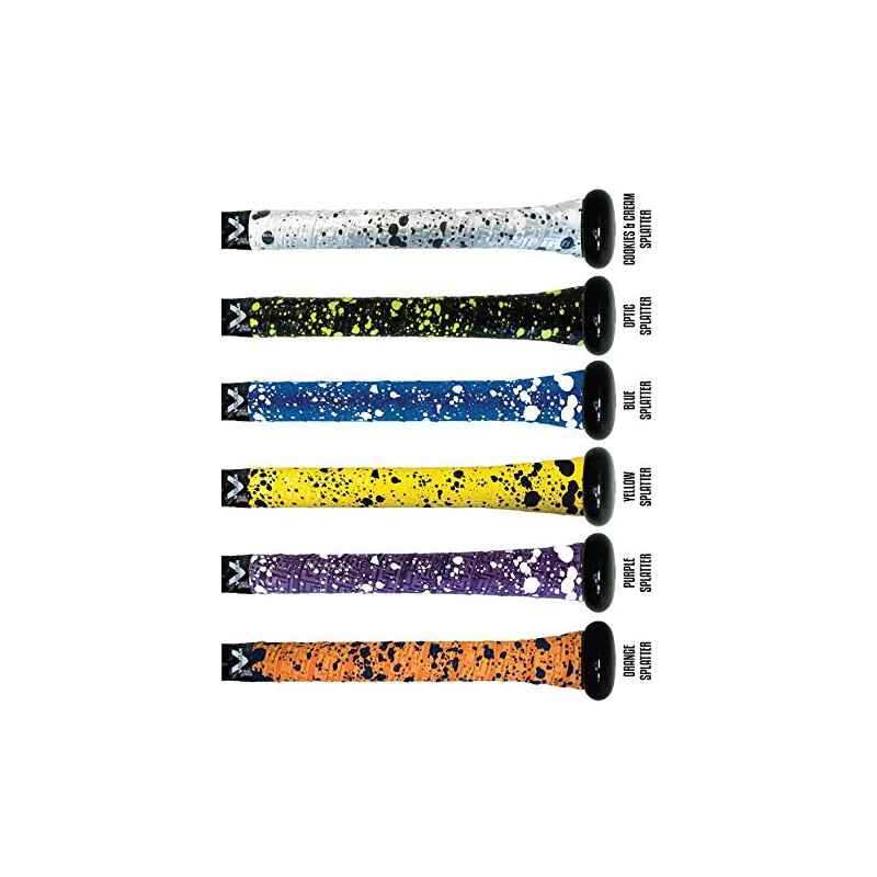 Vulcan VULCAN BATGRIPS Vulcan Bat Grip V050-ORGSPLT Orange Splatter (Orange