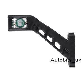 2x 3 Function Side Stalk Marker Led Lights Clear Lens For Trailer Truck 12v 24v