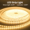 Lightonight Solar LED Strip Lights,32.8FT 6000mAh Large Capacity Solar String