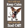 Jack Russell Terrier pet dog funny flexible fridge magnet Keep