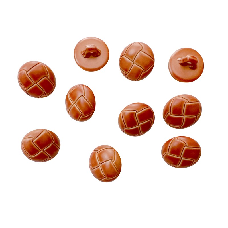 PEPPERLONELY 10 botones de resina de plástico con vástago para