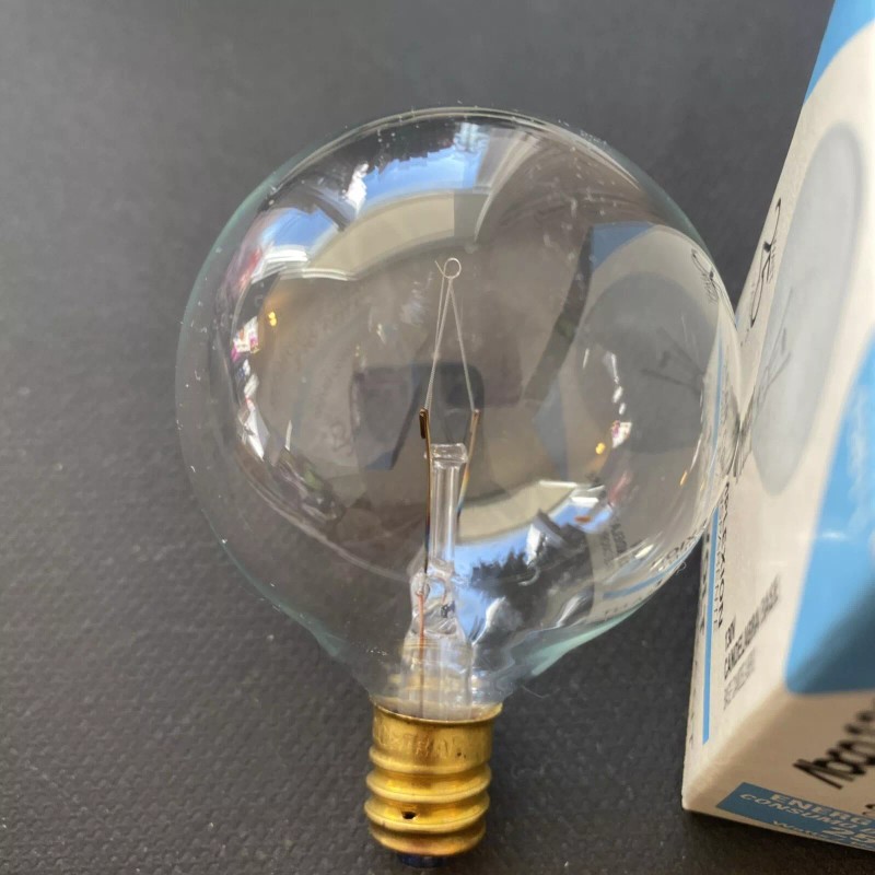 ABCO 25G161/2 130V Clear Complexion 2500 Hours 25W 130V Candelabra