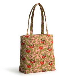Vera Bradley Premium Cotton Tote, Tomato Vines