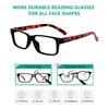 Eyekepper Vintage Reading Glasses for Men - 5 Pack Spring
