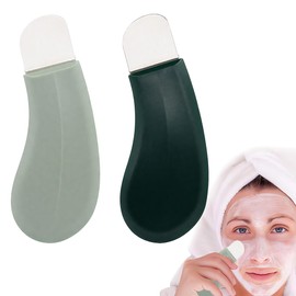 2 PCS Blackhead Remover,Werkzeuge zum Entfernen Von Mitessern,Mitesserentferner,Mitesser Schaber,Spatel Zur Tiefenreinigung Der Haut, Für Mitessern im Gesicht Und an Der Nase Männer Und Frauen