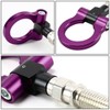 DNA MOTORING Purple Aluminum Front/Rear Japanese Car Trailer Tow Hook