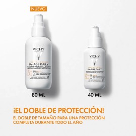 Protector Solar Facial Vichy Capital Soleil UV-Age Daily FPS50+ Textura Ultraligera