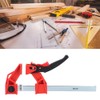 Woodworking Heavy Duty Ratchet F Clamp Adjustable Fixing Bar Clips
