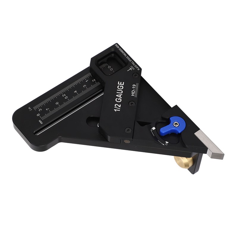 Woodworking Center Finder Aluminum Alloy 1/2 Gauge Dual Scale Carpenter