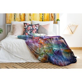PICANOVA Evening Shine 100 x 70 cm Extra Soft Blanket, 525 g/m², Absolute Premium Quality Made of Skin-Friendly Plush, Unbeatable Soft and Cosy, Design by Annette Schmucker