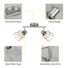 WILON Industrial Track Lighting Kit, 2 Light Modern Track Lighting