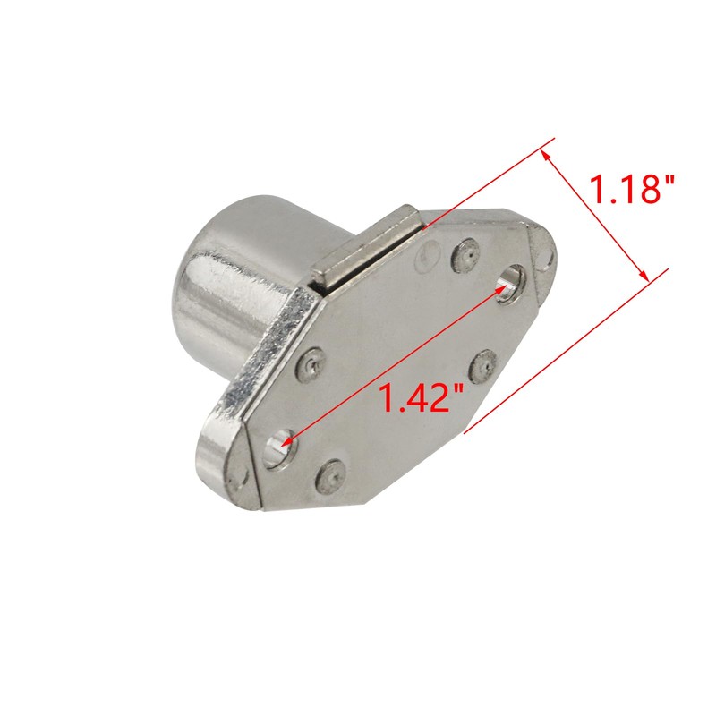 MY MIRONEY 2PCS Silver Drawer Lock with Keys Hardware Furniture