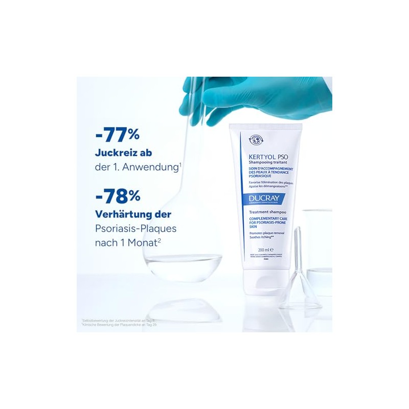 Ducray Kertyol P.S.O. - Treatment Shampoo - For Psoriasis (Psoriasis)