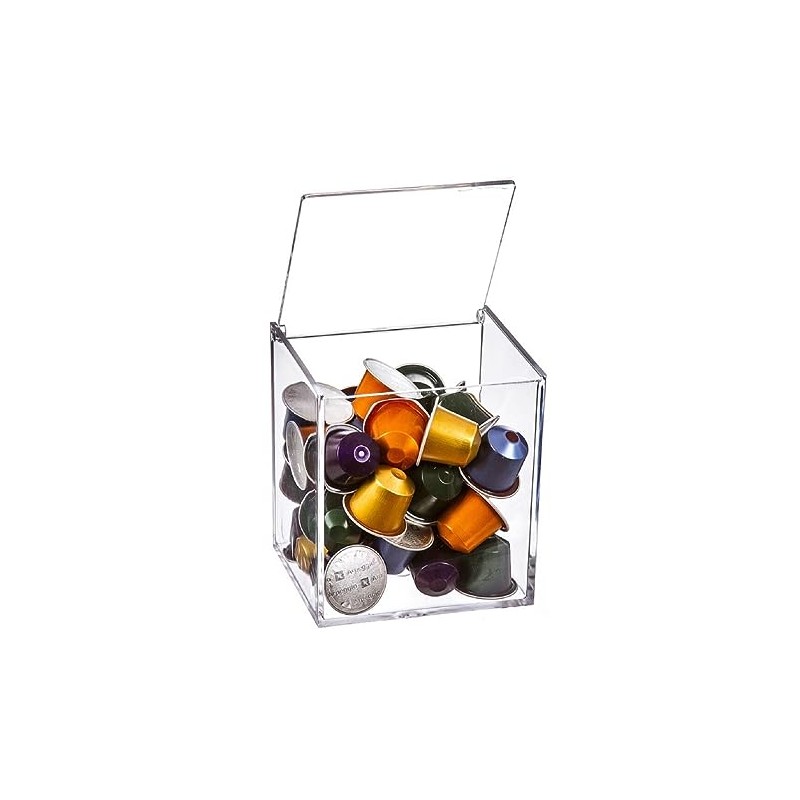 Dcasa Plexiglass Capsule Holder for Nespresso or Dolcegusto