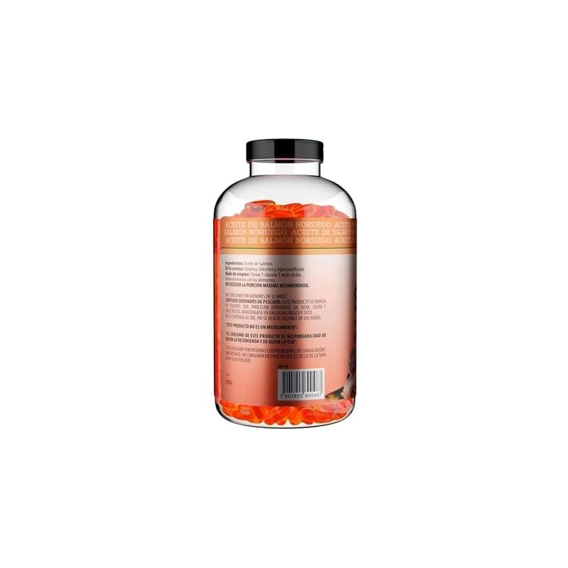 Aceite De Salmon Noruego Omega 3 All Nature 320 Cápsulas