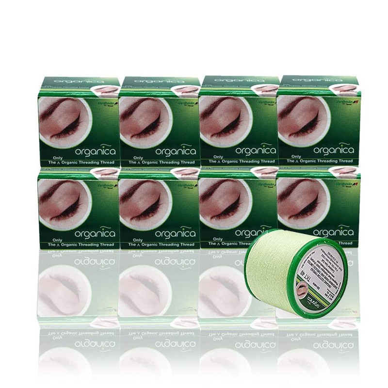 Organica Eyebrow Thread Box of 8 Spools