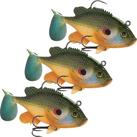 Storm Rapala RE WLRE02 Swimbait, Storm Wildeye Live Red Ear, 2 Inch, 1/4 oz