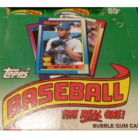 1990 TOPPS BASEBALL UNOPENED PACK 31 CARD CELLO PACK WITH GUM GOLD CUP  MVP HOF