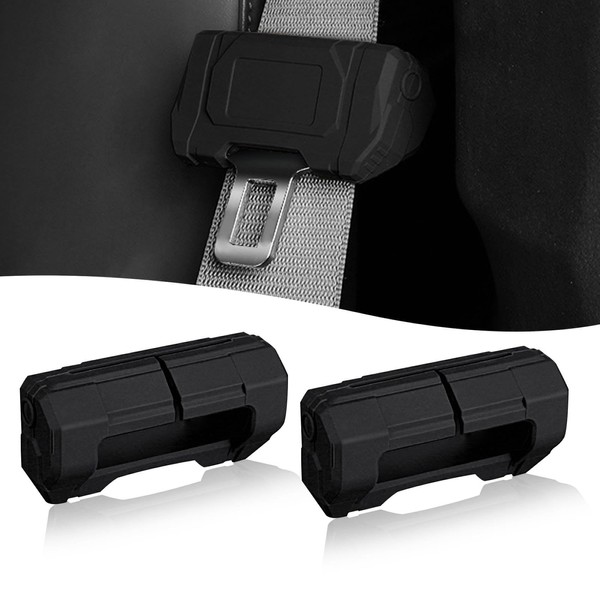 Wedcool 2PCS Car Seat Belt Clips, Non-Slip Silicon Seat Belt