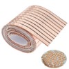 900 Pcs 10x10 mm(0.4x0.4 inch) Glass Mosaic Tiles Rose Gold