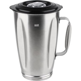 Premium Stainless Steel Jar with Lid Compatible with Oster Pro 1200 Blender