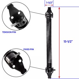 Jake Sales Black Wood Gate Self Closing - 13" Adjustable Spring Tension