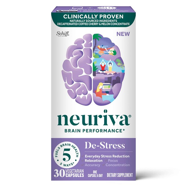 NEURIVA Brain Performance De-Stress 30 ct (Pack of 3)