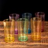 KX-WARE 20-ounce Acrylic Glasses Plastic Tumbler, set of 12 Multicolor