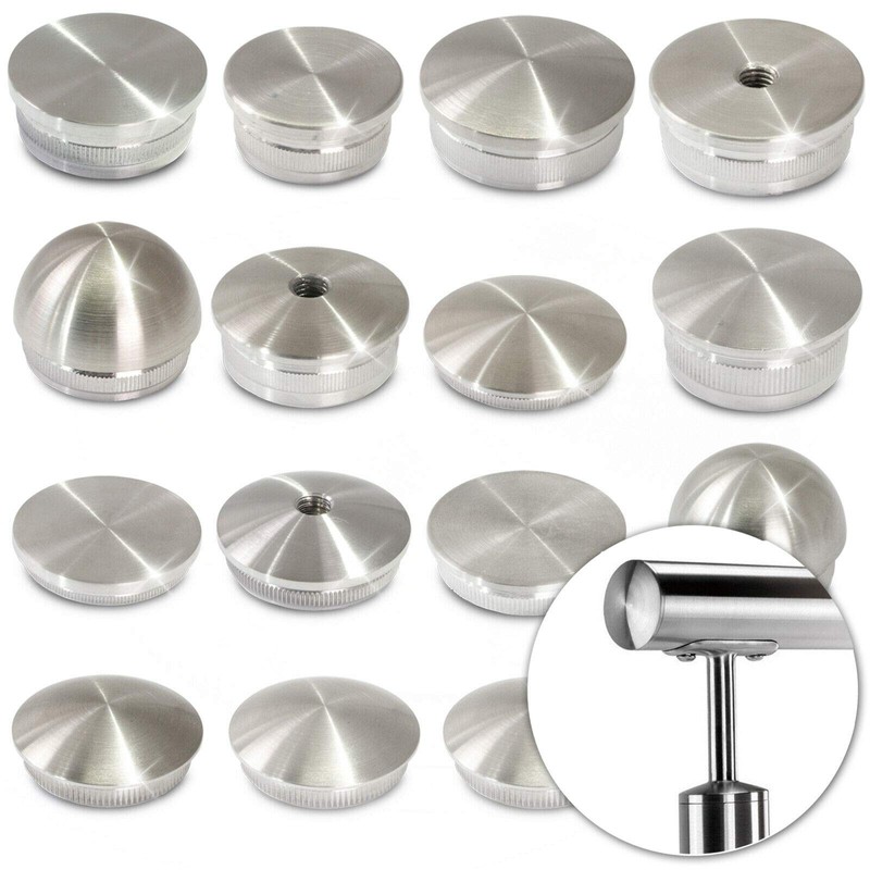 End Caps Stainless Steel V2A Pipe Stopper Lid Pipe Plug