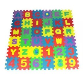 SH-Toy Learning Letter & Number Foam Puzzle Mats 36 pieces Age 3+, S21
