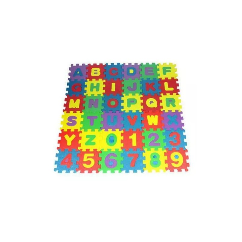 SH-Toy Learning Letter & Number Foam Puzzle Mats 36 pieces