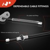 A-Premium Rear Driver and Passenger Side Parking Brake Cable Assembly