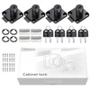 Tanice 4 Pack Furniture Lock Zinc Alloy Cam Security Lock