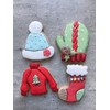 LILIAO Christmas Winter Stocking Cookie Cutter - 2.7 x 3.7