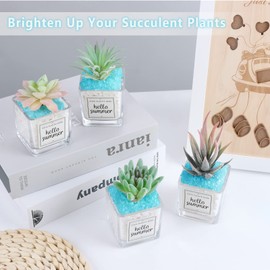 Glow Stones Glowing Aquarium Rocks Glow in The Dark Rocks for Fish Tank Decorations DIY Craft Small Luminous Pebbles Glow Sand Rocks,250g/0.55lbs(Blue,3-5mm)