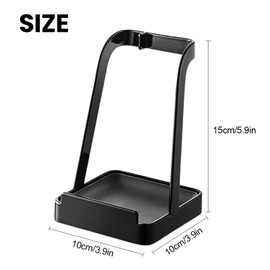 Bieiyhe Pot Lid and Cooking Spoon Stand, Pot Lid Holder Kitchen, Spoon Holder - Holder for Cooking Spoon Rest for Cookware, Spoon Holder, Lid Stand, Cooking Spoon Stand for Multifunctional Shelf