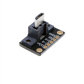 Treedix USB MicroB Plug Breakout Board Type B 5pin Male Connector Adapter Module for Arduino