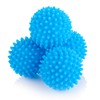 Minky Dryer Balls, Pack of 2 Blue Laundry Balls for