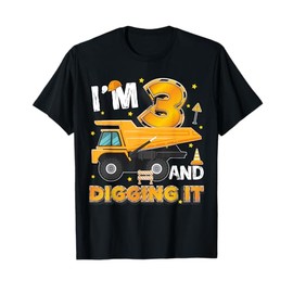 Im 3rd And Digging It 3 Years Old Birthday Boys Family T-Shirt