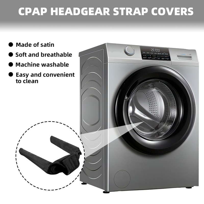 Satin CPAP Strap Covers Soft, CPAP Neck Pad for CPAP