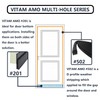 VITAM AMO VITAM AMO Weather Stripping Seal Strip for Doors