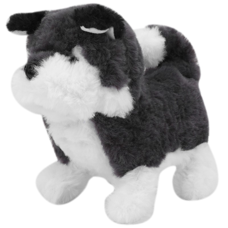 Electric Stimulation Plush Toy Pomeranian Pet Toy Husky Stuffed Animals