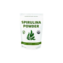 Cherie Sweet Heart Pure Organic Spirulina Powder 1 LB Non-GMO Non-Irradiated