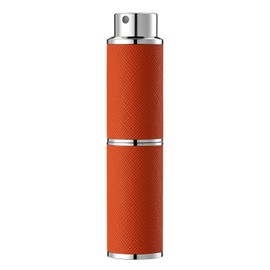 owlyee 8ML Perfume Atomizer, Empty Leather Cologne Spray Bottle, Mini Perfume Sprayer Dispenser for Travel (1PCS, Orange)
