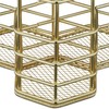 Relaxdays 3 Compartment Hexagonal Brush Holder 12.5 x 12 x