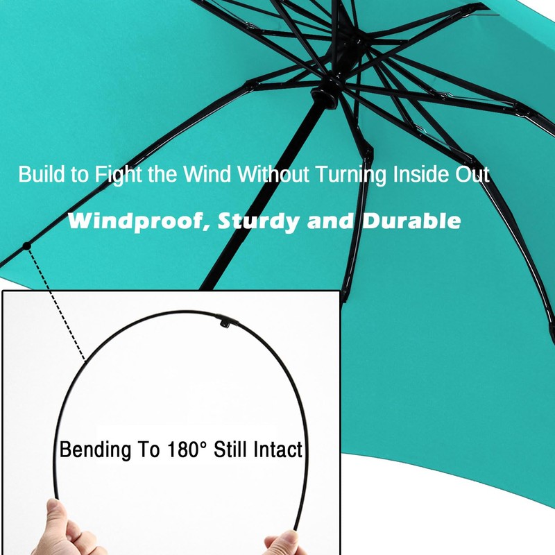 Umbrella Compact Inverted Folding Umbrellas Auto Open Auto Close -