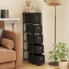 Giantex Dresser with 5 Drawers, Slim Fabric Storage Tower with